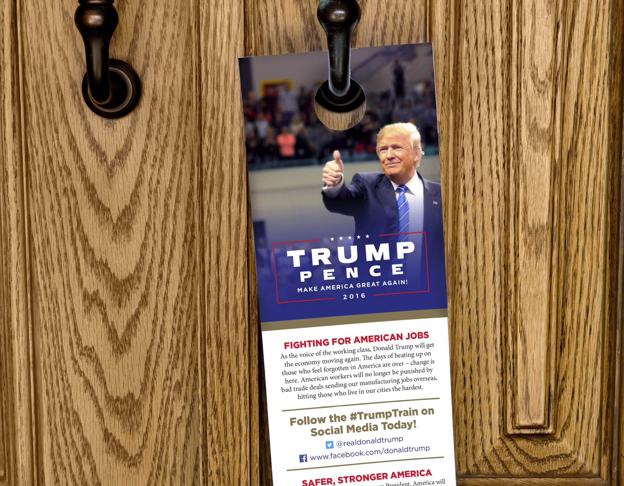 Donald Trump Doorhanger